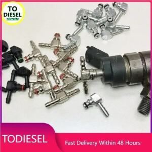 1pcs CRIN1 커먼 레일 인젝터 솔레노이드 오일 리턴 연결 조인트 T/L 웨이 보쉬 호환 호환 110