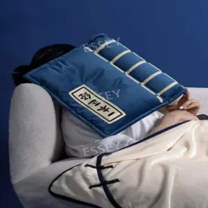 책 가리개 선물 책벌레 베개 모양 눈 대형 쿠션 좋아하는