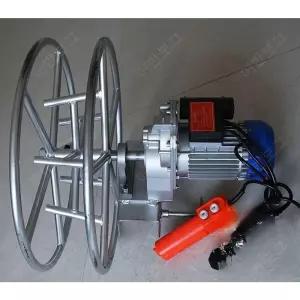 전동 와이어 로프 호박 거치대 케이블 권선기 220V