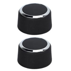 2개 자동차 오디오 라디오 볼륨 조절 노브 22912547 다이얼 튜너 회전 버튼 스위치 캡 서브어반 2009-2013