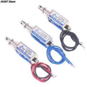 푸시 앤 풀 타입 JF-0530 오픈 프레임 전자석 유지력 5N 10mm 선형 솔레노이드 DC 6V 12V 1PC