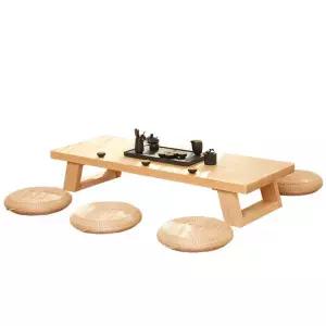 티테이블 원목 거실 좌탁 낮은 일본식 카페 접이식