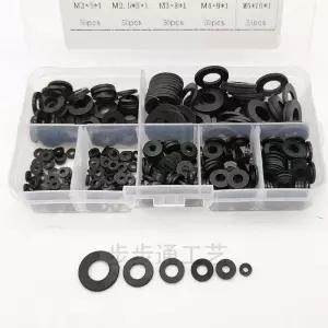 씰링 고무링 보호캡 각링 실리콘 고무 350pcs 다용도 틈막이 패킹 작업 나일론 고무각링