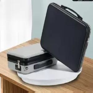 노트북 가방 파우치 하드케이스 휴대용 잠금 블랙 백