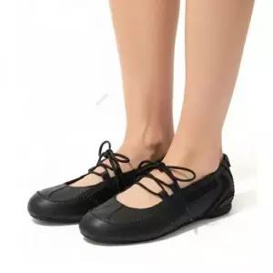 MUST IT_ 26SS D-Mile-Lace-up 발레 플랫 슈즈 Y03856 P7477 T8013)