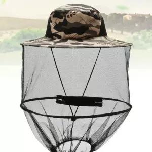 벌망 모자 벌모자 양봉 낚시 햇빛 가리개 접이식 벌망모자 방충망 모기장 기모자