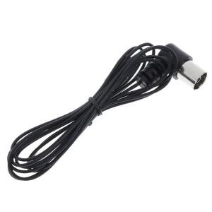 FM 안테나 여성용 사운드 자연 스테레오 수신기 라디오/하이파이/DAB/TV 실내 사용 블랙