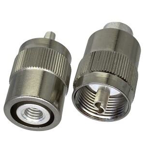 10Pcs PL259 커넥터 UHF 남성 솔더 케이블 RG58 RG142 LMR195 동축 햄 라디오 안테나 CB