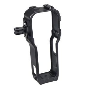 Insta360 One RS 1인치 360 파노라마 카메라 보호 하우징 프레임용 금속 케이지 콜드 슈 마운트 수평 수직