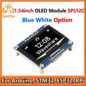1.54인치 OLED 디스플레이 모듈 128×64 해상도 SPI / I2C 통신 흰색/파란색 옵션