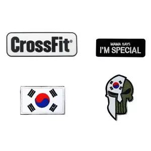 [하프클럽/]와펜 탈부착 크로스핏 태극기 전술 군용 리폼 패치
