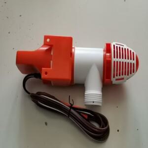 12V SFBP1-G1100-14B 14B 시리즈 슬림형 저프로파일 시간 감지 자동 빌지 펌프 1100GPH 해양 펌프