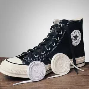 납작 신발끈 7mm 슈레이스 단화 심플 기본 운동화끈 커스텀 어글리슈즈 덩크