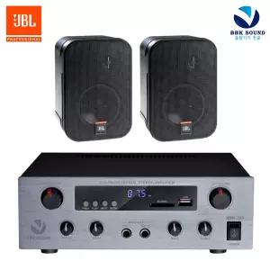 제이비엘스피커+매장용앰프 Control1pro(2통)+BBK300 앰프스피커 세트 병원 학원 강당