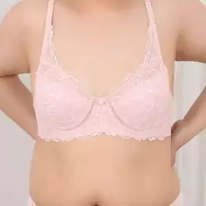 [하프클럽/]스러운 레이스 풀컵 와이어 3단후크 빅사이즈 B컵브라