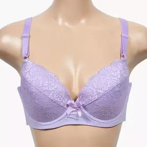 [하프클럽/]리 컬러 레이스 중앙 리본 포인트 풀컵 몰드 D컵 브라