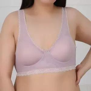 [하프클럽/]스 소프트 몰드 노와이어 레이스 빅사이즈 스포츠브라
