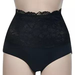[하프클럽/]보엠 화사한 레이스 파워넷 쉐이퍼 복부보정 삼각팬티