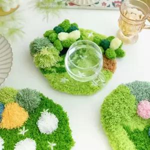 손뜨개 키트 컵받침 선물 티코스터 DIY 컵받침뜨기 코바늘