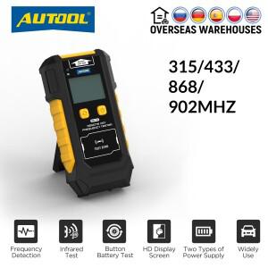 AUTOOL RE110 자동차 원격 키 주파수 테스터 315/433/868/902MHz 적외선 신호 제어 Fob
