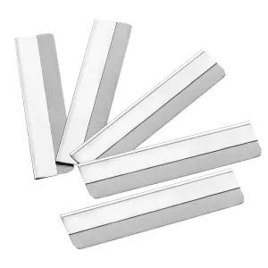 스트레이트 면도날 50개 스테인리스 스틸 브로우 면도기 싱글 엣지 일회용 안전 블레이드 눈썹 트리머