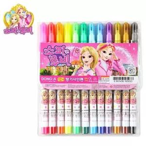 동아 사인펜 싸인펜 소피루비 향기 12색