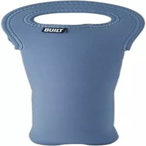 휴대 중 와인 병을 보호하기 위한 토트 얼룩 찢어짐 및 방수 기능이 있는 단열 백 퍼시픽 블루 제작