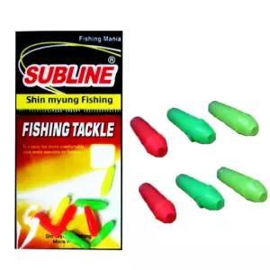 삼색 찌고무 고탄성 쿠션 고무 낚시 케미 꽂이 채비 소품 찌홀더