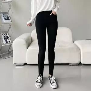 여성 스판 밴딩 슬림핏 하이웨이스트 스키니 팬츠