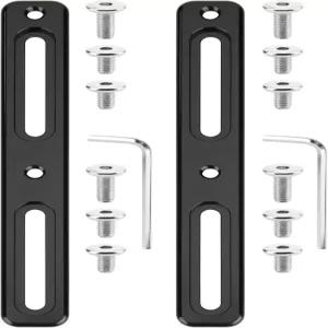 코스모스 2Pcs 자전거 물병 케이지 어댑터 조절 가능 병 마운트 브래킷 2 슬롯 사이클링 홀더 장착 베이스