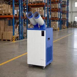 신일 산업용 에어컨 2구 이동식 실외기없는 냉방기 코끼리에어컨 야외 창고 캠핑