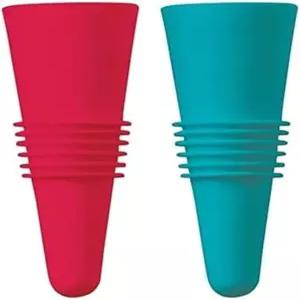 에어 타이트 씰이 있는 후디니 실리콘 와인 병 마개