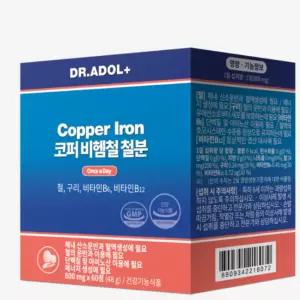 닥터아돌 철분 코퍼 비헴철 여성 영양제 선물 60정 BNS
