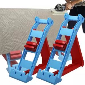 2 PCS 다각형 타일 챔퍼 브래킷 합판 패널 건식 벽 석고 보드 핸드 홀더 세라믹 및 절단용 팅 캐리어