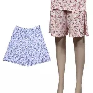 [하프클럽/]쾌적하고 편안한 착용감 플로럴 인견 훌라 5부바지