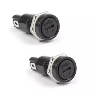 5x20mm 유리 퓨즈 10A 250V용 Areyourshop 2PCS SCI R3-11 패널 마운트 섀시 홀더