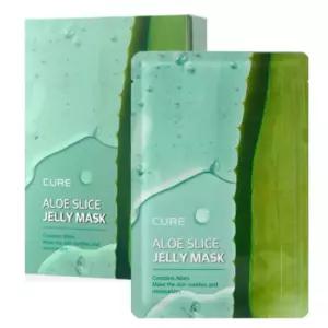 김정문알로에 마스크팩 슬라이스 젤리 진정팩 10매 BNS
