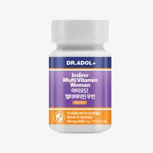 닥터아돌 여성 멀티비타민 요오드 엽산 영양제 60정 BNS