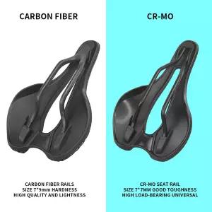 스포츠 자전거 와일드사이드 3D 프린트 새들 나일론 바닥 쉘 인체공학적 쿠션 충격 흡수 사이클링 시트 155