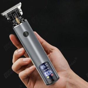 대머리 삭발면도기 전동 다듬기 관리기 세트 셀프이발기 그레이