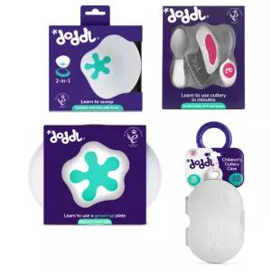 도들 유아 식기 백일 돌잔치 손주 선물 세트 마젠타 BNS