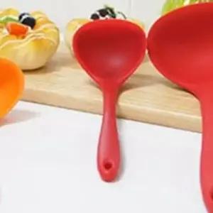 영업용 가정용 식당 주방 실리콘 국자 빨강 소 GWM 가게용국자