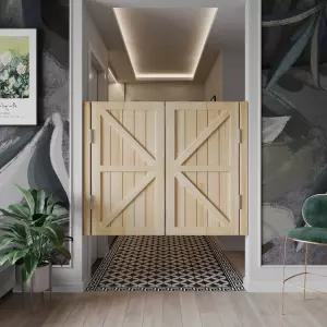 모멜 주방도어 간이중문 파티션바 프리도어