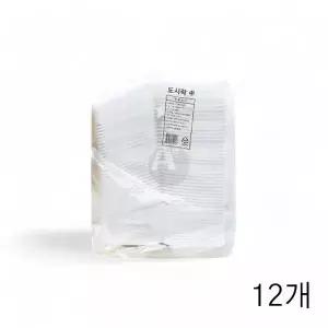 서일 용기도시락 중 196x135mm 50개입X12개 배달용기