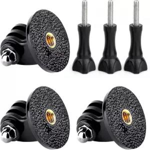 고프로 삼각대 어댑터용 YALLSAME 마운트 엄지 나사 포함 히어로 13 12 11 10 9 8 7 6 5 4 3 2 세션 퓨전