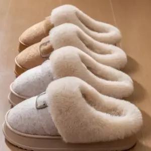 인기상품 털 슬리퍼 겨울 신발 보온 소프트 발편한 벨트 [WFKTRUQ_260413]