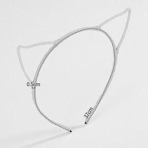 [하프클럽/]헤어밴드 귀 고양이 핑크 반짝이 머리띠