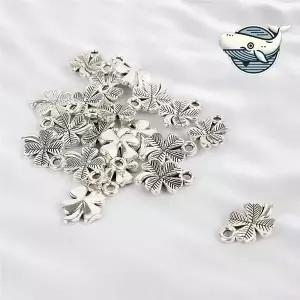 네잎클로버 실버 펜던트 주얼리 키링 액세서리