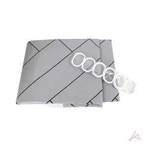 욕실커튼 방수 EVA 샤워커텐 불투명 욕실커텐 그레이