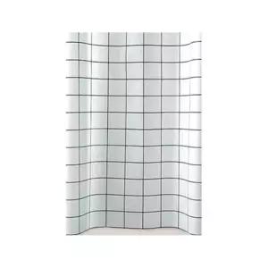 체크 북유럽풍 샤워커텐 샤워커튼 화장실커튼